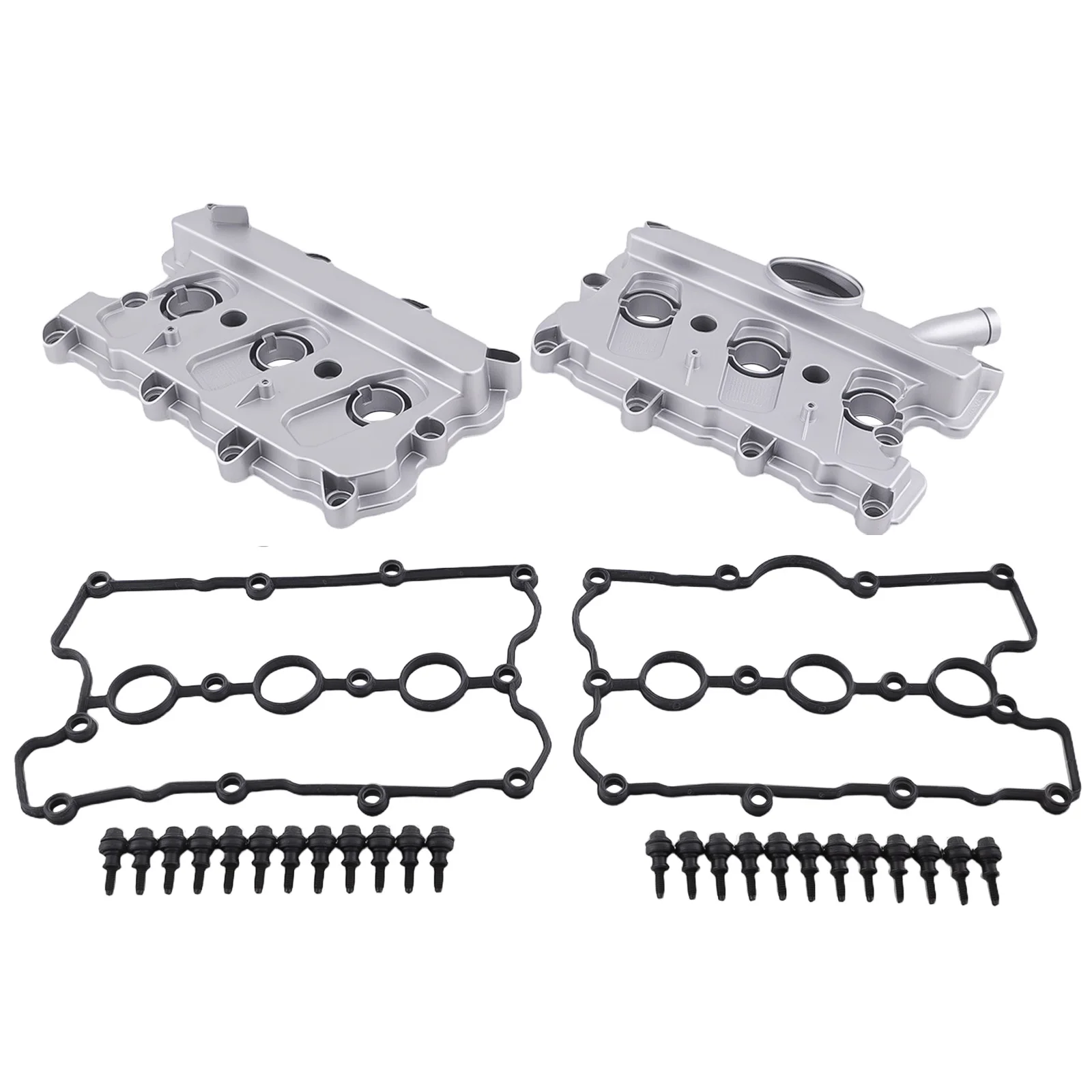 Valve Cover Set for Audi A4 A5 A6 A7 Q5 3.0L V6 2012-2019 Left &Right 06E103471S
Valve Cover Set for Audi A4 A5 A6 A7 Q5 3.0L V6 2012-2019 Left &Right 06E103471S