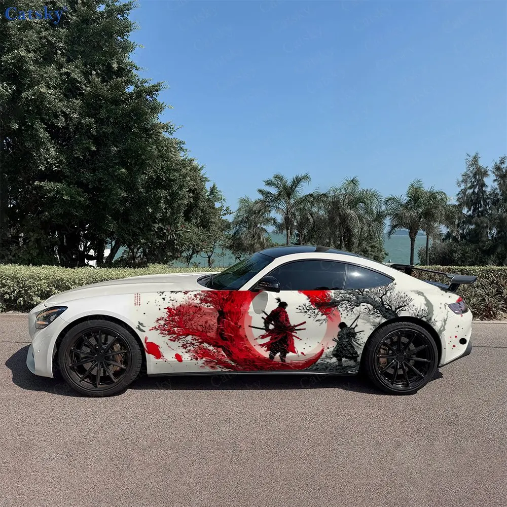 2pcs Koi Leap Yin Yang Samurai Realm, Fade-resistant, Enhance Vehicle Aesthetics With Bold Artistic Design Car Vinyl Wraps
2pcs Koi Leap Yin Yang Samurai Realm, Fade-resistant, Enhance Vehicle Aesthetics With Bold Artistic Design Car Vinyl Wraps
