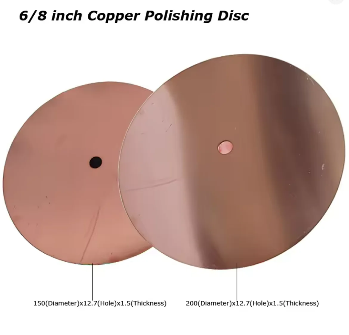 6/8 inch Copper polishing disc Final Polish Disc For Stone Gem Shell Artwork Polish disk Thickness 1.5mm
6/8 inch Copper polishing disc Final Polish Disc For Stone Gem Shell Artwork Polish disk Thickness 1.5mm