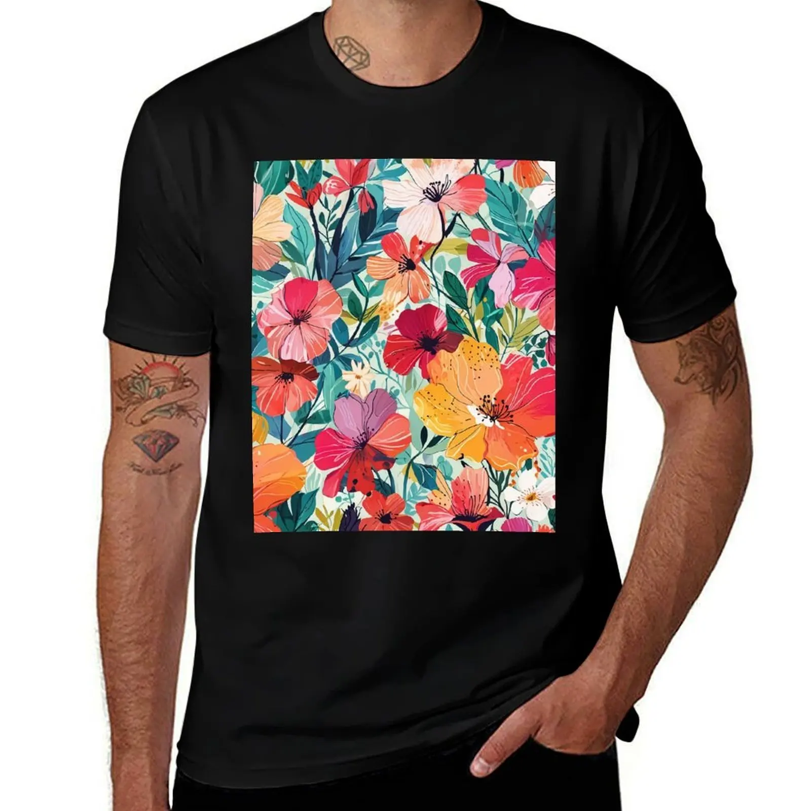 Flower Art T-Shirt funny meme t-shirts Aesthetic clothing affliction shirts oversize t-shirts man compression shirt men
Flower Art T-Shirt funny meme t-shirts Aesthetic clothing affliction shirts oversize t-shirts man compression shirt men