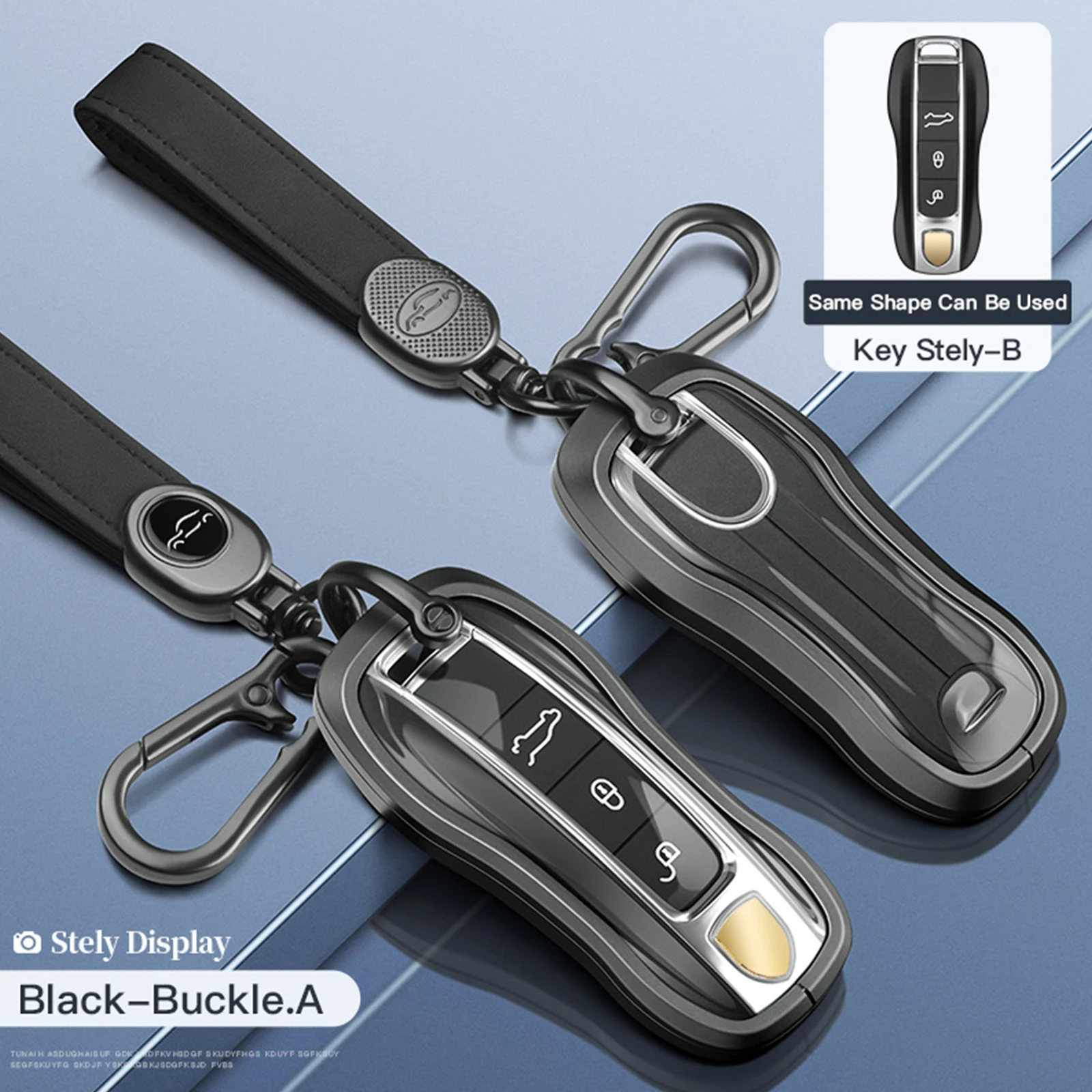 Artudatech Aluminum Alloy TPU Black Car Key Case Cover With Buckle For Porsche Cayenne 911 No Key Included
Artudatech Aluminum Alloy TPU Black Car Key Case Cover With Buckle For Porsche Cayenne 911 No Key Included