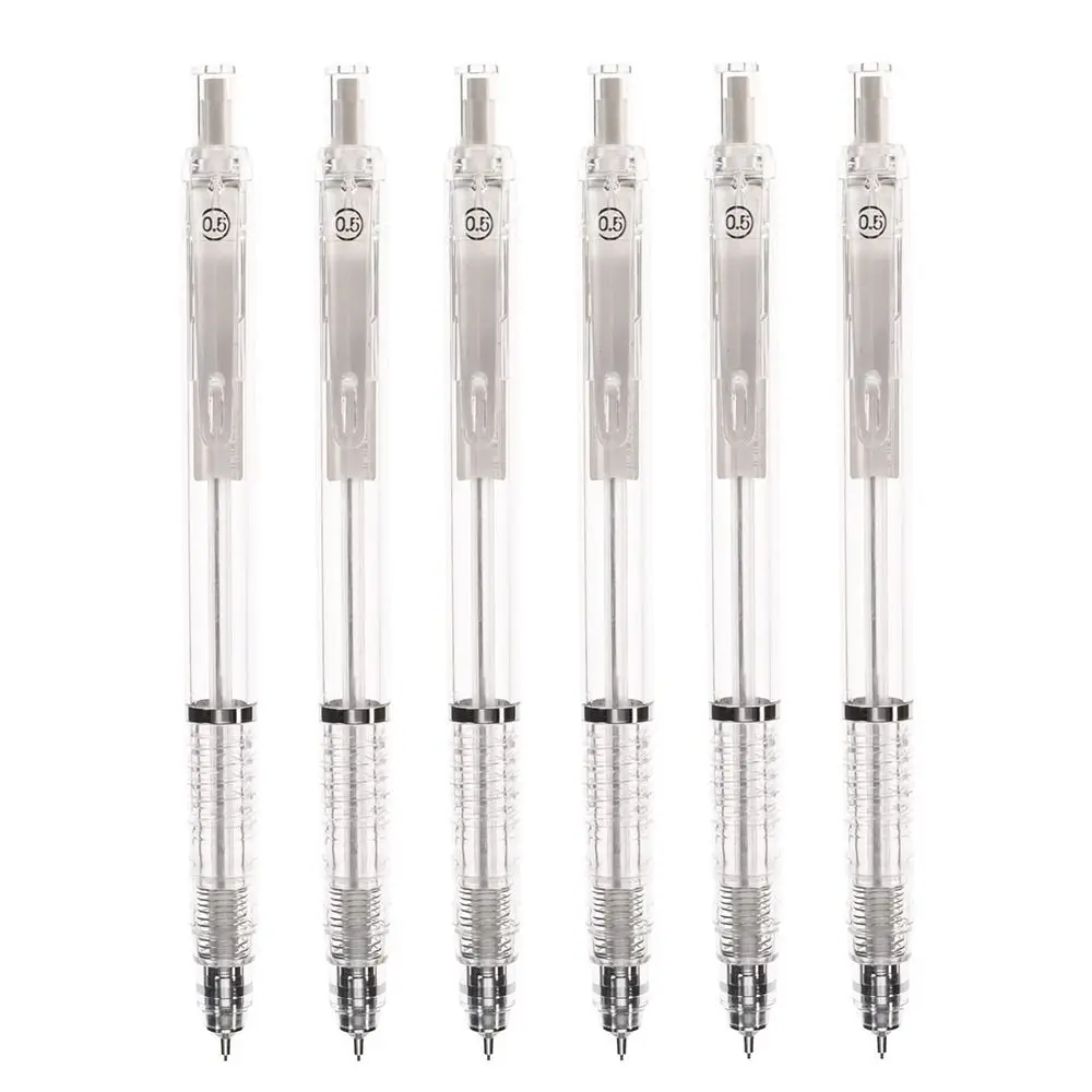Transparent Mechanical Pencil Writing Drawing 0.5MM/0.7MM Automatic Pencil Simple Low Center Propelling Pencil Stationery
Transparent Mechanical Pencil Writing Drawing 0.5MM/0.7MM Automatic Pencil Simple Low Center Propelling Pencil Stationery