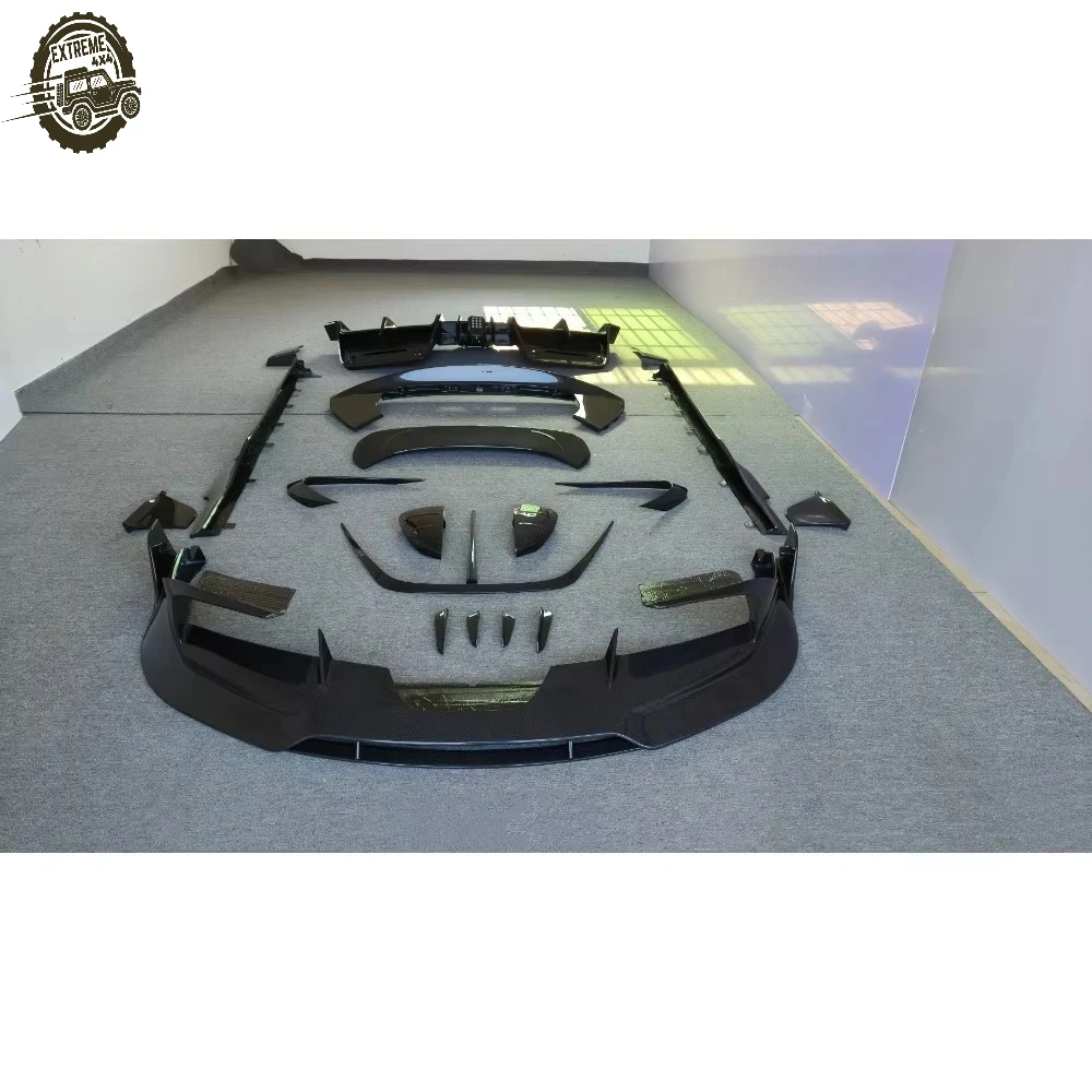 Body Kit Modification M Style Dry Carbon Fiber Front Lip Rear Diffuser Tail Wing Side Skirt Suitable for Ferrari SF90
Body Kit Modification M Style Dry Carbon Fiber Front Lip Rear Diffuser Tail Wing Side Skirt Suitable for Ferrari SF90