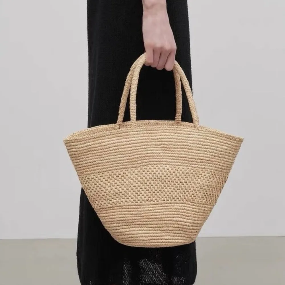 Premium Hand-held Straw Bag, New Summer Large-capacity Woven Bag, Seaside Vacation Beach Texture Unique Casual Daily Fashion
Premium Hand-held Straw Bag, New Summer Large-capacity Woven Bag, Seaside Vacation Beach Texture Unique Casual Daily Fashion