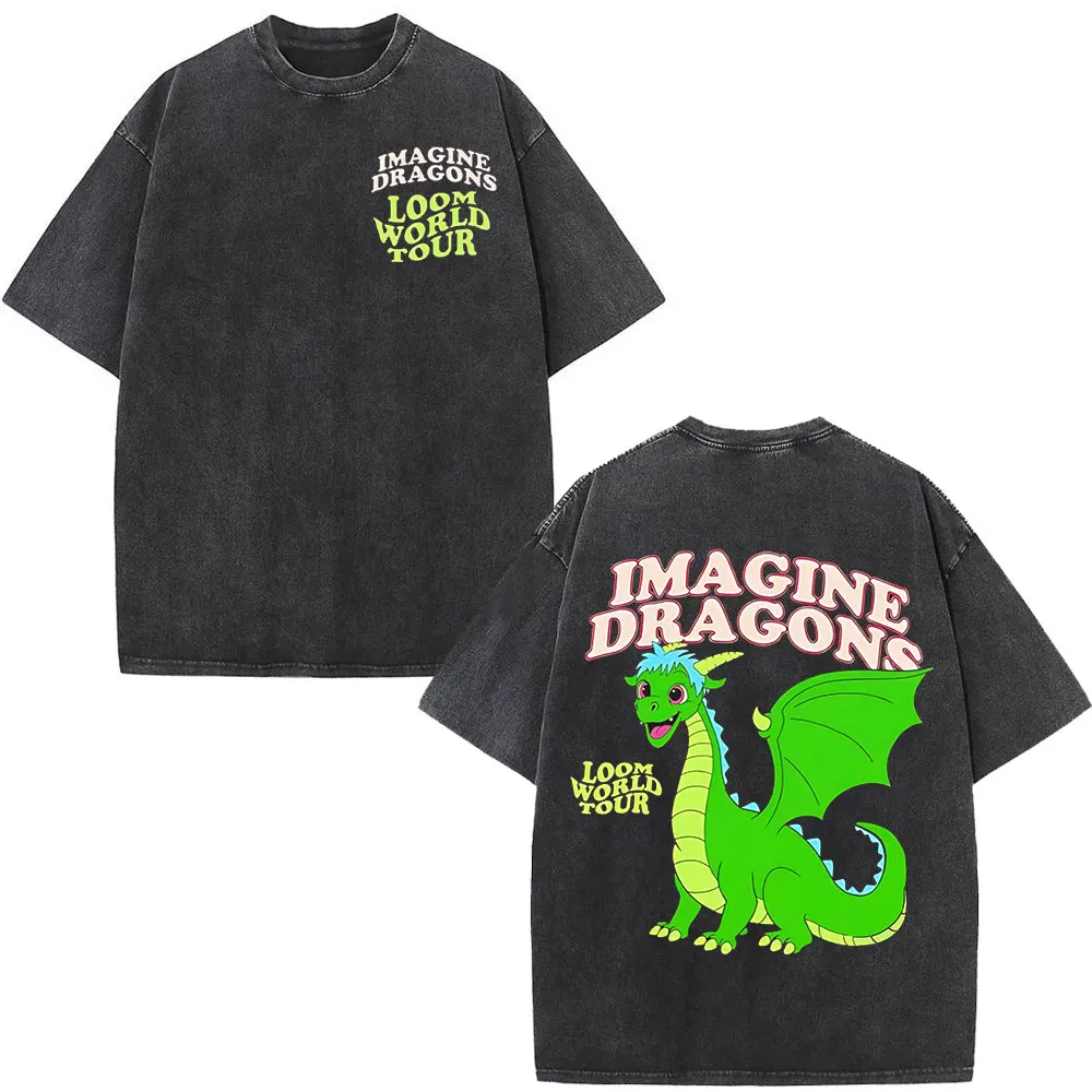 Imagine Dragons Loom World Tour Vintage Washed T Shirt Rock Band T-shirt Men Women Aesthetic Trendy Cotton Short Sleeve T Shirt
Imagine Dragons Loom World Tour Vintage Washed T Shirt Rock Band T-shirt Men Women Aesthetic Trendy Cotton Short Sleeve T Shirt