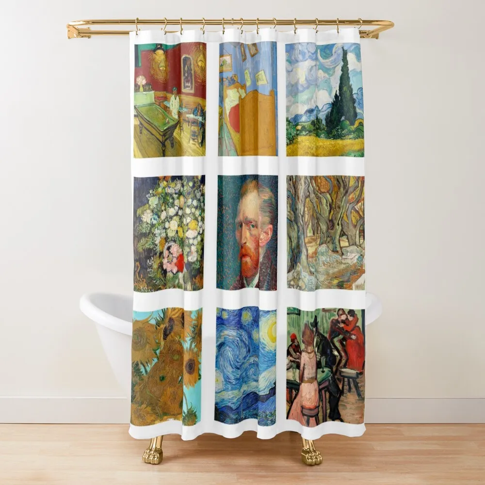 Van Gogh Collection Shower Curtain For The Bathroom Anti-Mold Waterproof Shower For Bathroom Shower Curtain
Van Gogh Collection Shower Curtain For The Bathroom Anti-Mold Waterproof Shower For Bathroom Shower Curtain