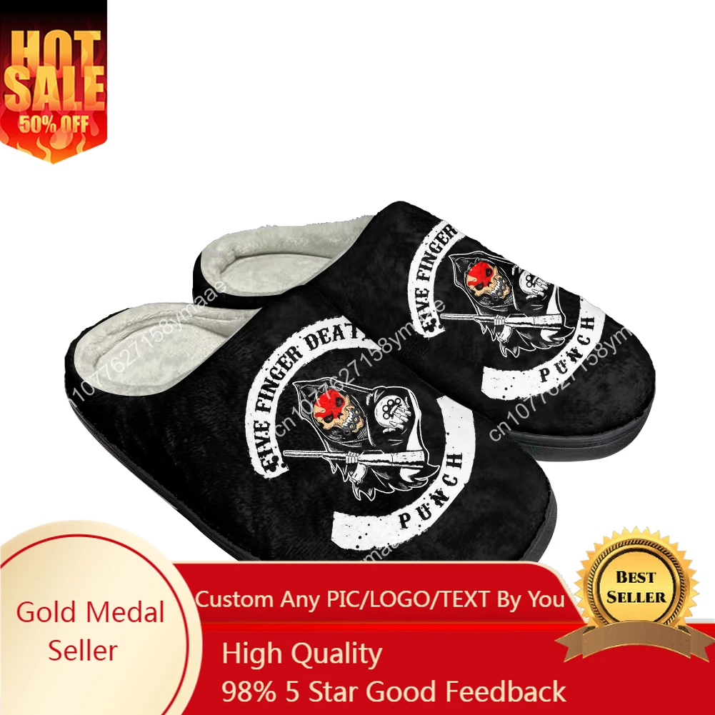 Hot Five Finger Death Punch Cotton Custom Slippers Mens Womens Sandals Plush Casual Keep Warm Shoes Thermal Comfortable Slipper
Hot Five Finger Death Punch Cotton Custom Slippers Mens Womens Sandals Plush Casual Keep Warm Shoes Thermal Comfortable Slipper