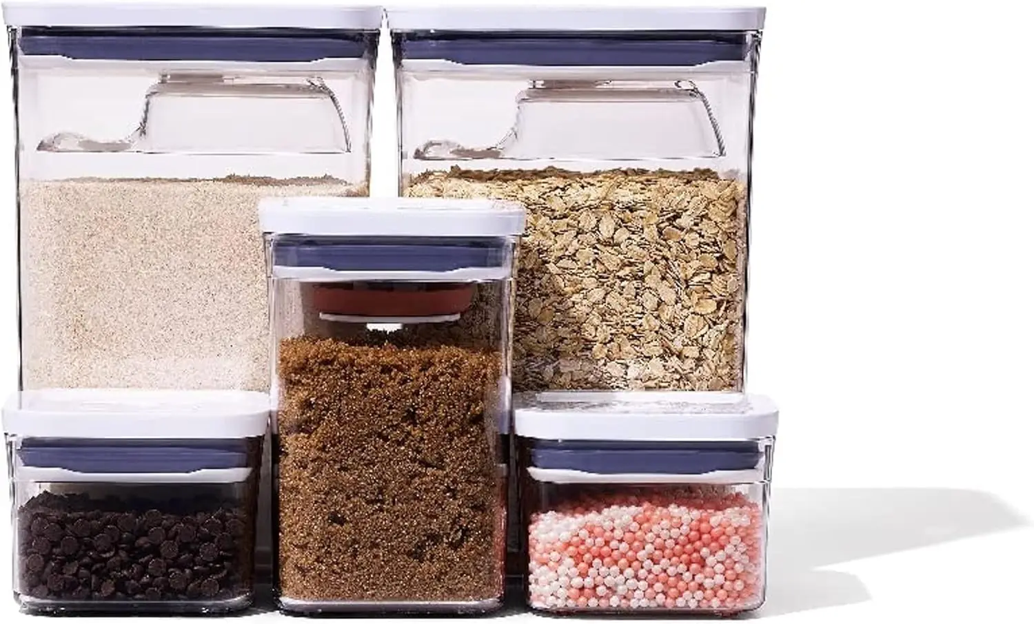 Baking Essentials 8-Piece Container Set with Airtight Seal and Scoops
Baking Essentials 8-Piece Container Set with Airtight Seal and Scoops