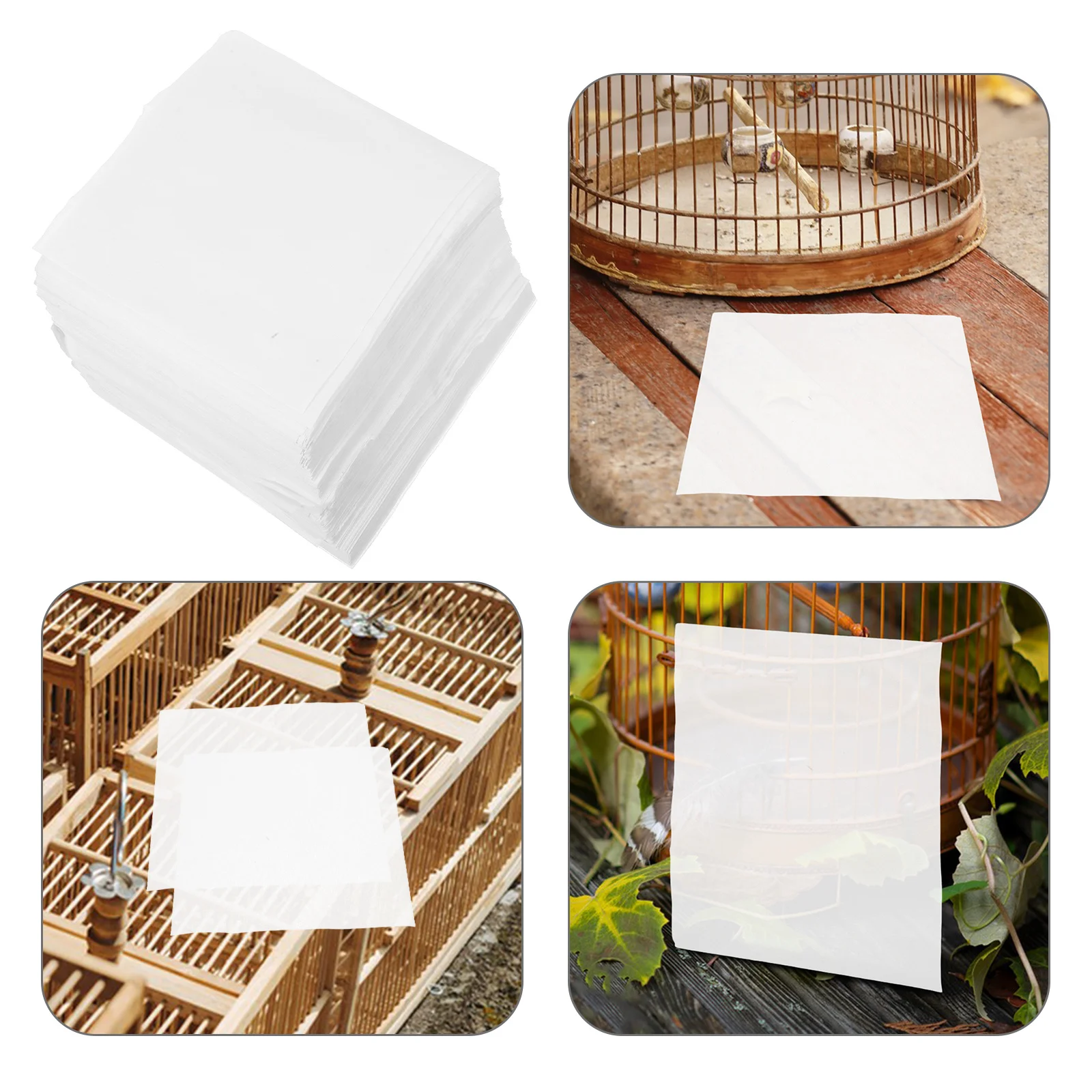 300Pcs Waterproof Birdcage Pad Disposable Absorbent Non-Woven Fabric Cage Liner Parrot Cage Supplies Disposable Bird Urine Pad
300Pcs Waterproof Birdcage Pad Disposable Absorbent Non-Woven Fabric Cage Liner Parrot Cage Supplies Disposable Bird Urine Pad