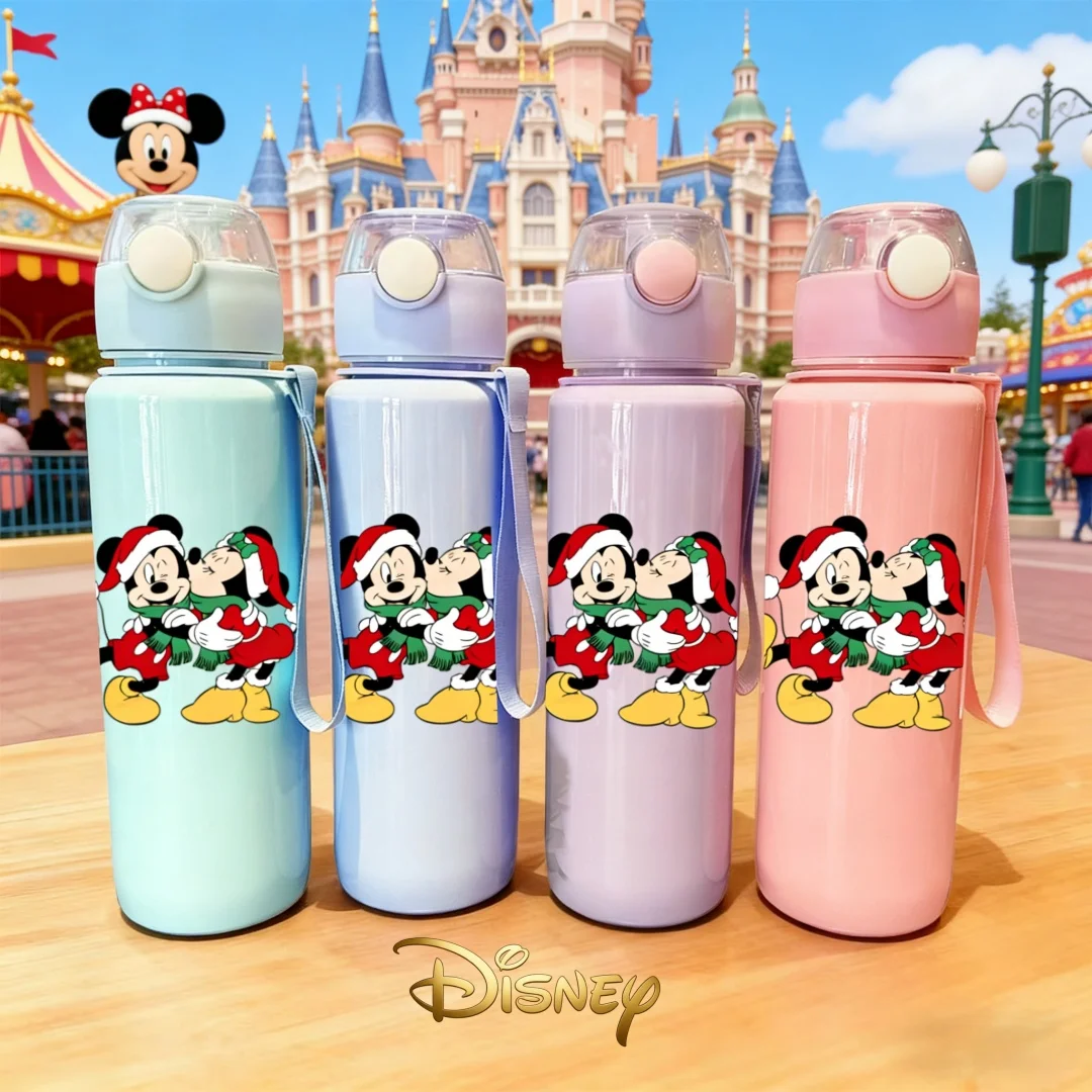 3D Printed Disney Mickey & Minnie Christmas Water Bottle, New Push-Button Flip-Top Cap, Reusable, Lightweight Travel Bottle
3D Printed Disney Mickey & Minnie Christmas Water Bottle, New Push-Button Flip-Top Cap, Reusable, Lightweight Travel Bottle