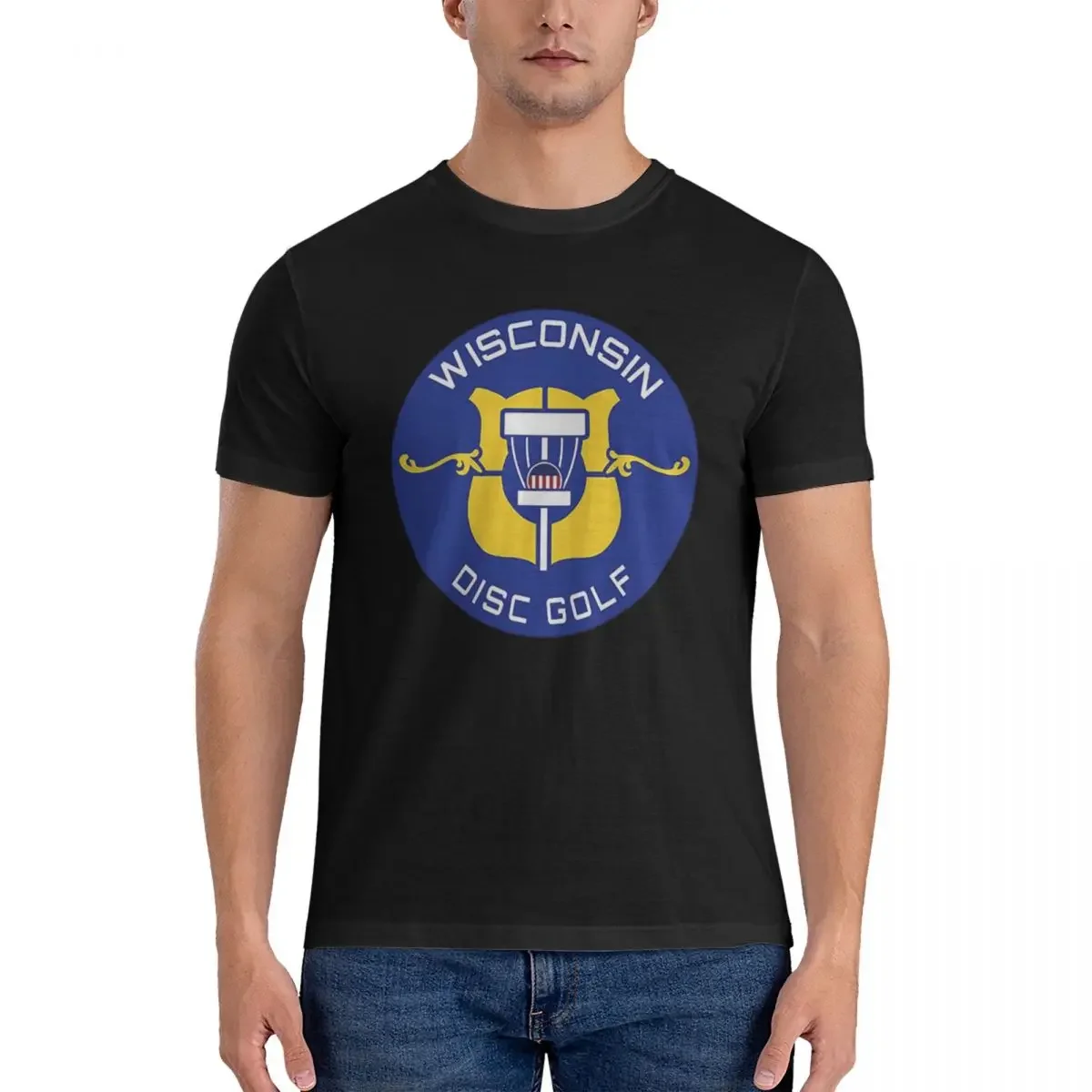 Wisconsin Disc Golf T-Shirt for Men Cotton Oversized T Shirts Men's Tees Short Crew Neck Summer Clothes Tops S-6XL
Wisconsin Disc Golf T-Shirt for Men Cotton Oversized T Shirts Men's Tees Short Crew Neck Summer Clothes Tops S-6XL