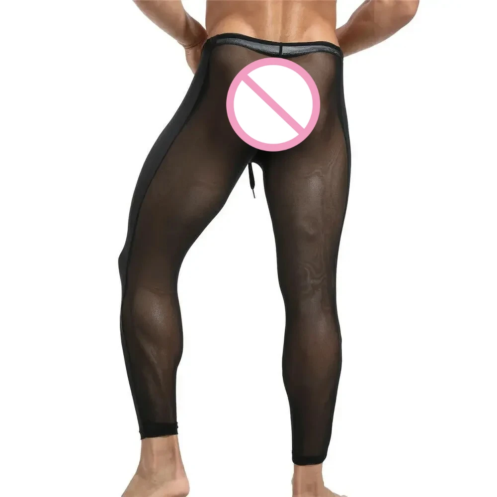 Men Mesh Long Pants Sexy Transparent Man Underwear Breathable Men's Lingerie Leggings Sleep Homewear See Through Pajama Pants
Men Mesh Long Pants Sexy Transparent Man Underwear Breathable Men's Lingerie Leggings Sleep Homewear See Through Pajama Pants