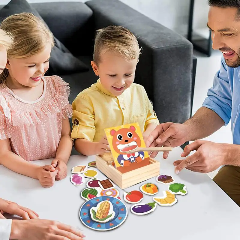 Feeding Toy For Kids Kids Wooden Box Bear Feeding Game Bear Pretend Food Set Training Leaning Educational Game For Kids Girls &
Feeding Toy For Kids Kids Wooden Box Bear Feeding Game Bear Pretend Food Set Training Leaning Educational Game For Kids Girls &