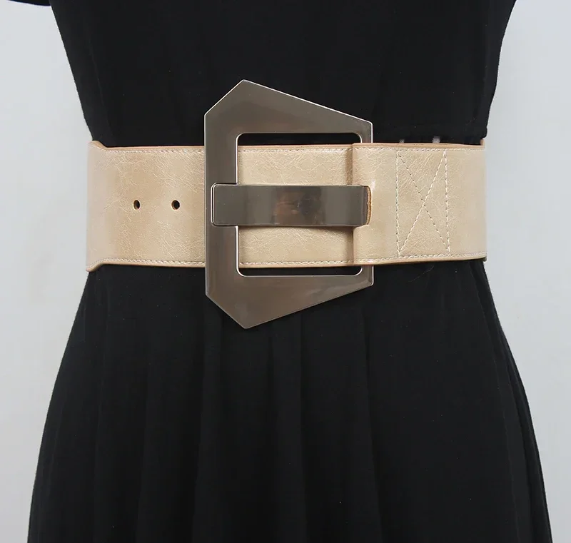 Women's Runway Fashion Retro Leather Cummerbunds Female Dress Corsets Waistband Belts Decoration Personality Trend Wide Belt
Women's Runway Fashion Retro Leather Cummerbunds Female Dress Corsets Waistband Belts Decoration Personality Trend Wide Belt