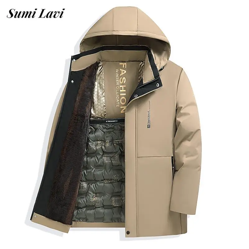 Thickend Warm Fleece Liner Down Jacket Coat Men Fall Winter Casual Zipper Hooded Coats Fashion Letter Print Patchwork Outerwear
Thickend Warm Fleece Liner Down Jacket Coat Men Fall Winter Casual Zipper Hooded Coats Fashion Letter Print Patchwork Outerwear
