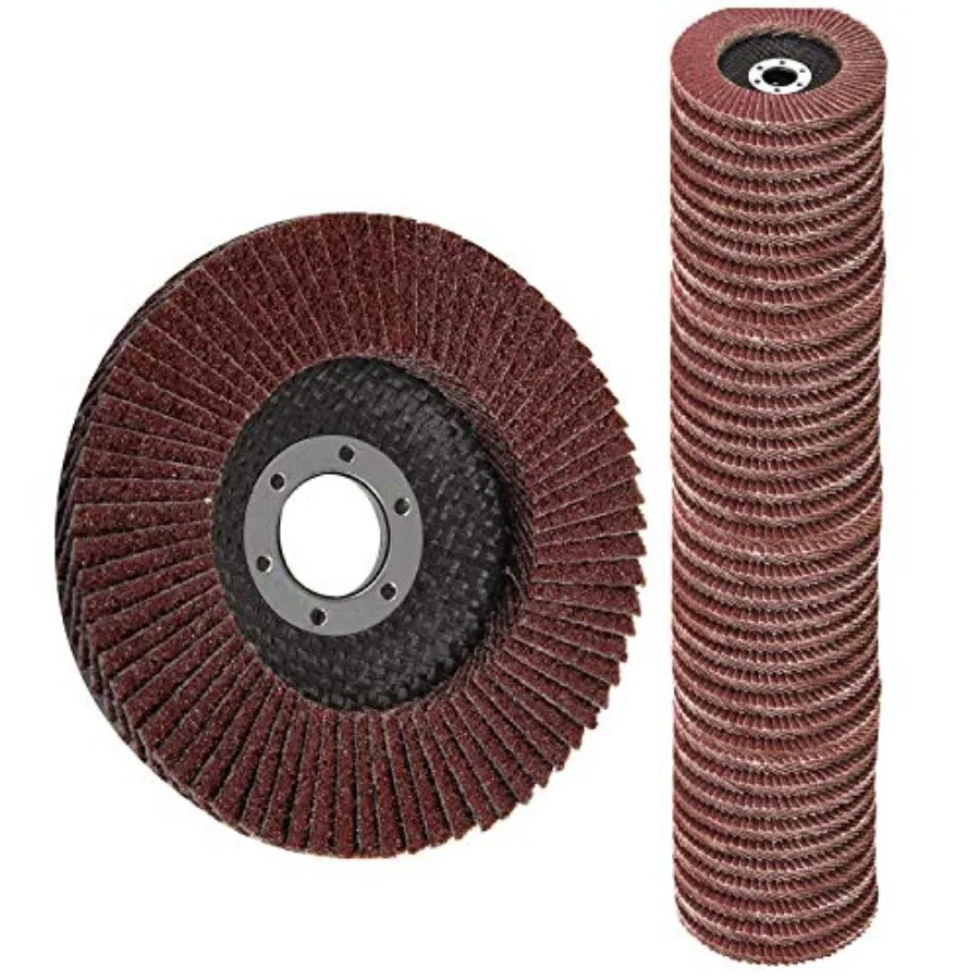 Flap Discs 40 PCS 4.5 Inch 60 Grit Grinding Discs 4 1/2 Assorted Sanding Grinding Wheels with Aluminum Oxide Abrasives for Effi
Flap Discs 40 PCS 4.5 Inch 60 Grit Grinding Discs 4 1/2 Assorted Sanding Grinding Wheels with Aluminum Oxide Abrasives for Effi