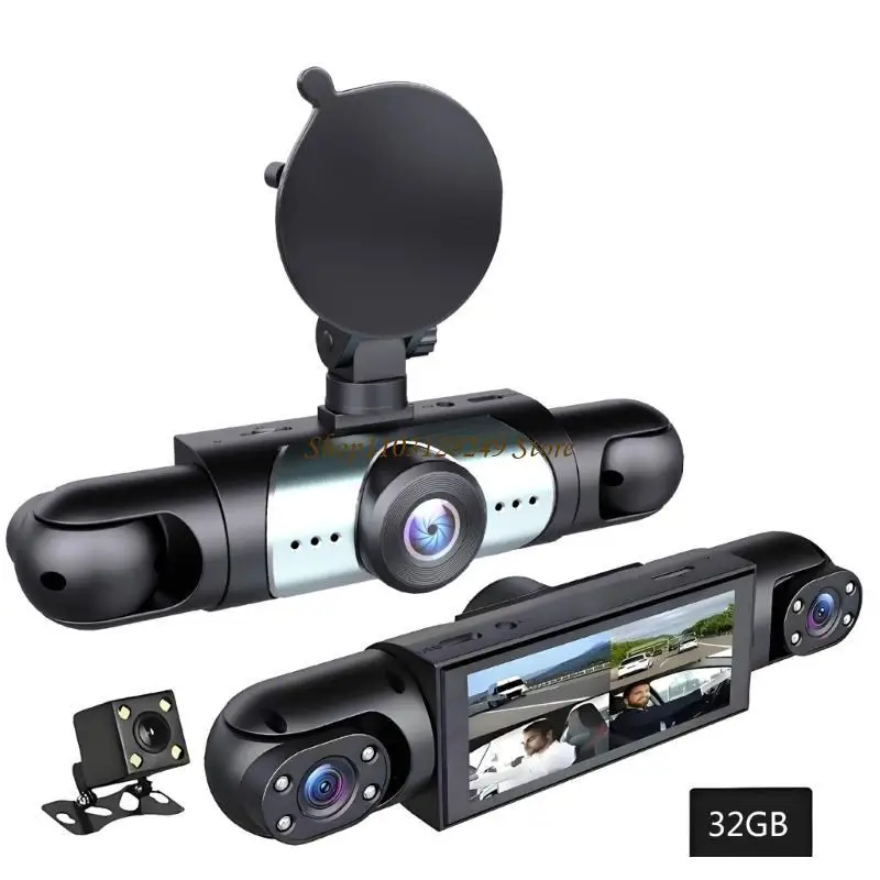 N5KD Night View Dashcam 4 Lens System With 32/64GB Storage Collision Lock And Continuous Power Supply
N5KD Night View Dashcam 4 Lens System With 32/64GB Storage Collision Lock And Continuous Power Supply