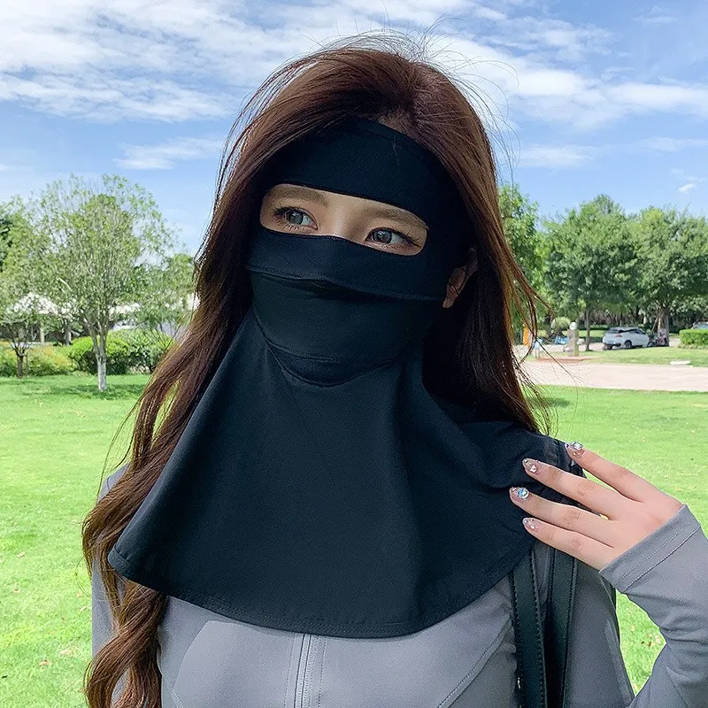 Breathable Ice Silk Face Covering Summer Neck Protection Hat One-Piece UV Protection Basque Face Covering Sunscreen Scarf
Breathable Ice Silk Face Covering Summer Neck Protection Hat One-Piece UV Protection Basque Face Covering Sunscreen Scarf