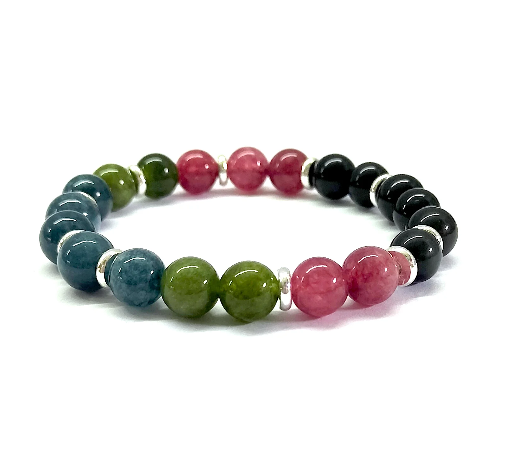 Stretch Bracelet 8MM Round Tourmaline Beads Jewelry for Women Fashion Accessory
Stretch Bracelet 8MM Round Tourmaline Beads Jewelry for Women Fashion Accessory