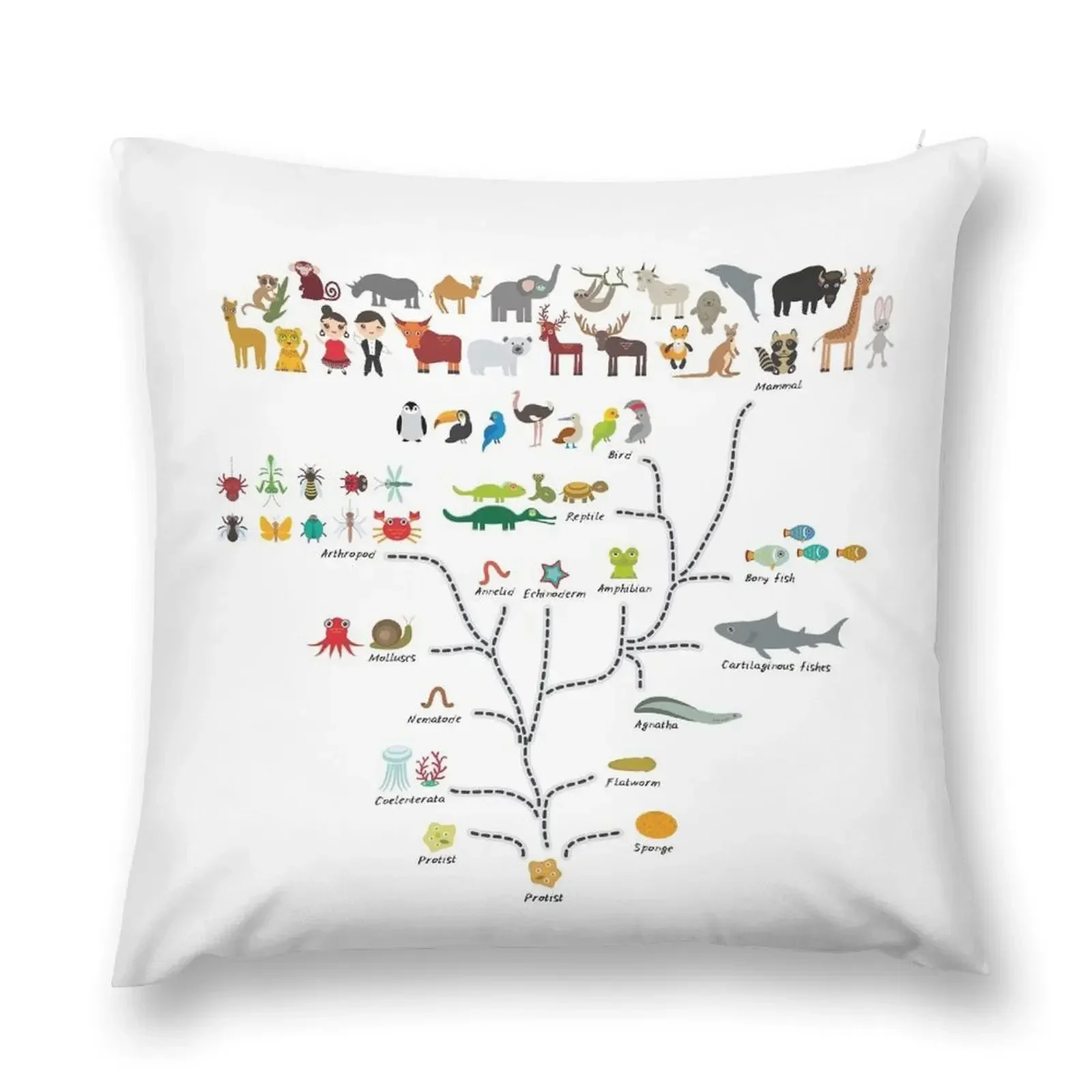 Evolution scale from unicellular organism to mammals. Evolution in biology, scheme Throw Pillow autumn pillowcase pillow
Evolution scale from unicellular organism to mammals. Evolution in biology, scheme Throw Pillow autumn pillowcase pillow