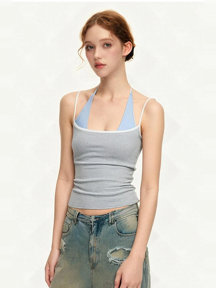 Sureough Spicy Girl Color Blo Vest Women's Summer New Sle Faionable Bal ort Length Color Casual Top
Sureough Spicy Girl Color Blo Vest Women's Summer New Sle Faionable Bal ort Length Color Casual Top