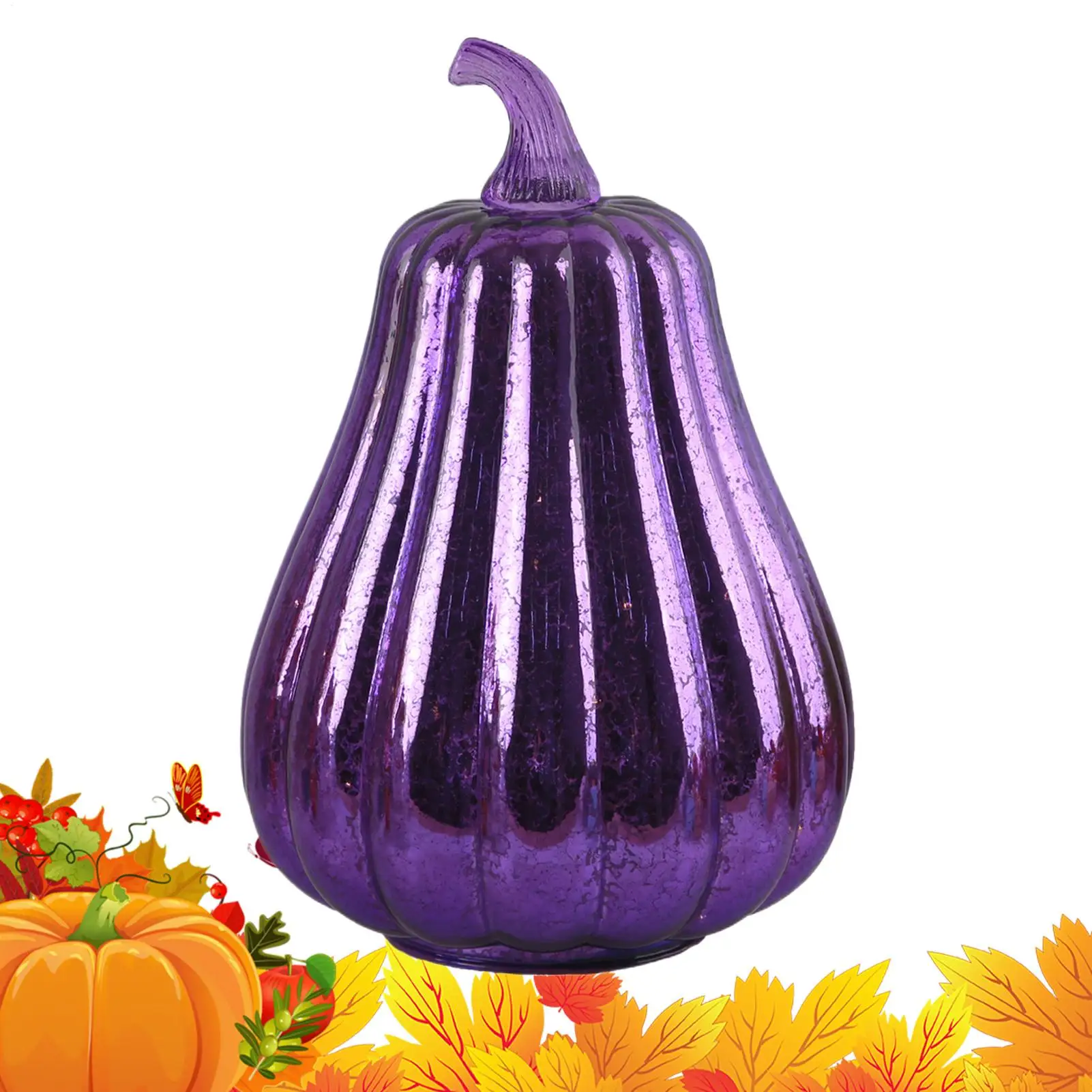 Glass Pumpkin Light Fall Decorations for Home Decorative Night Lamp Battery Powered for Thanksgiving Apartment Wedding Halloween
Glass Pumpkin Light Fall Decorations for Home Decorative Night Lamp Battery Powered for Thanksgiving Apartment Wedding Halloween