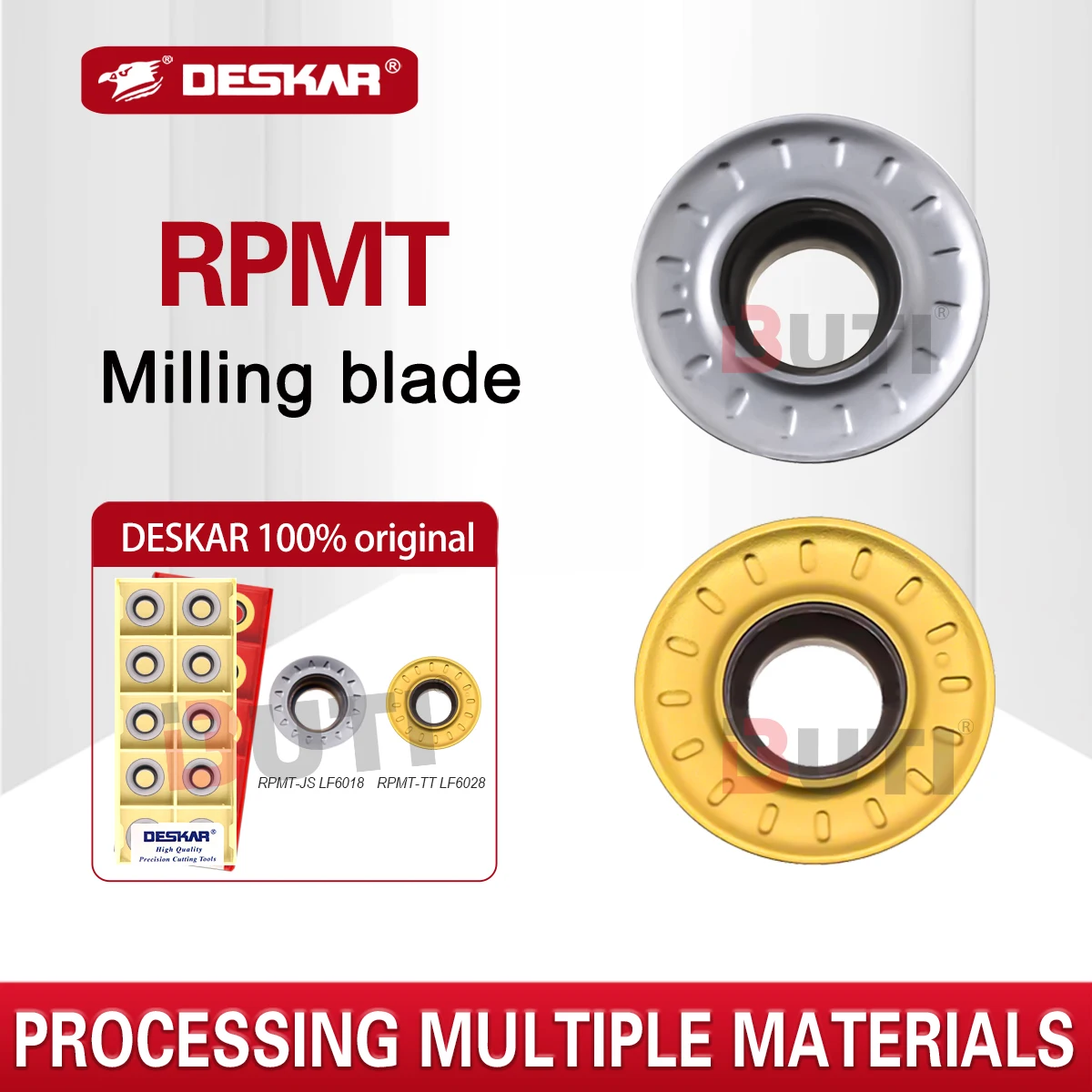 DESKAR 100% оригинал RPMT1204MOE-JS MO-TT RDMT1204MO-MQ RDMW1204MOT-PM LF6018 LF6028 LF6028S Фрезерные пластины с ЧПУ Фрезы Лезвия
DESKAR 100% оригинал RPMT1204MOE-JS MO-TT RDMT1204MO-MQ RDMW1204MOT-PM LF6018 LF6028 LF6028S Фрезерные пластины с ЧПУ Фрезы Лезвия