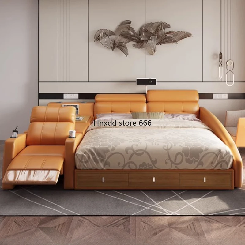 Modern Luxury Double Bed Projector Massager Multifunctional Comferter Beds King Size Camas De Dormitorio Bedroom Furniture
Modern Luxury Double Bed Projector Massager Multifunctional Comferter Beds King Size Camas De Dormitorio Bedroom Furniture