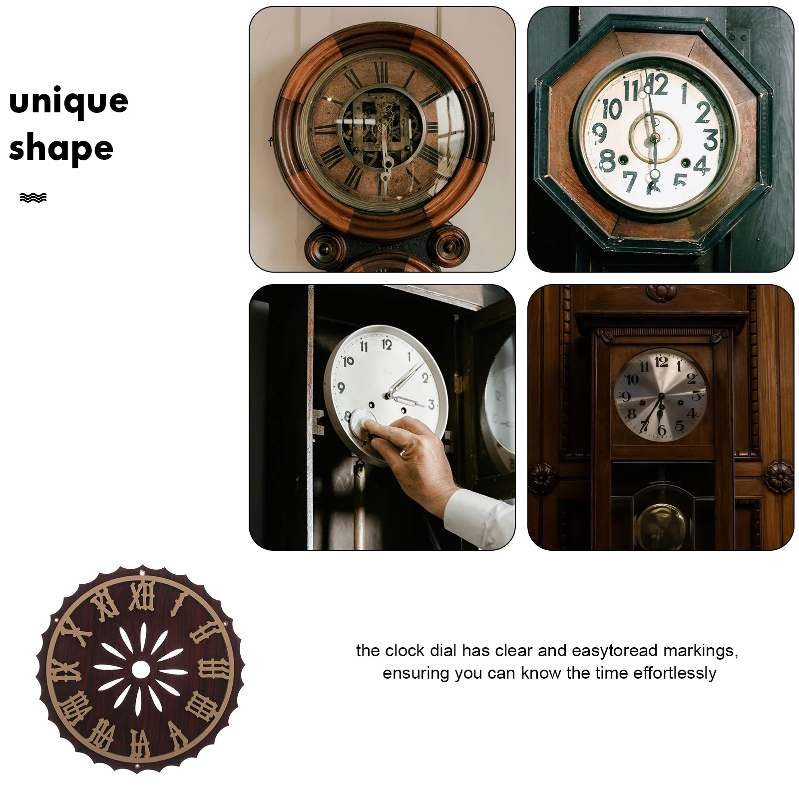 Cuckoo Clock Face Part for Wall Light Control Accessory Dial Parts Plastic Disc Repair
Cuckoo Clock Face Part for Wall Light Control Accessory Dial Parts Plastic Disc Repair