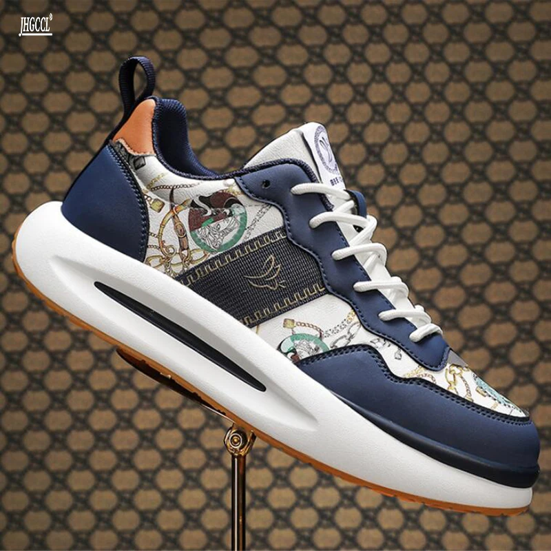 New casual leather men's shoes luxury sports shoes thick soles large size couple daddy shoes fashion couple women's shoes A14
New casual leather men's shoes luxury sports shoes thick soles large size couple daddy shoes fashion couple women's shoes A14