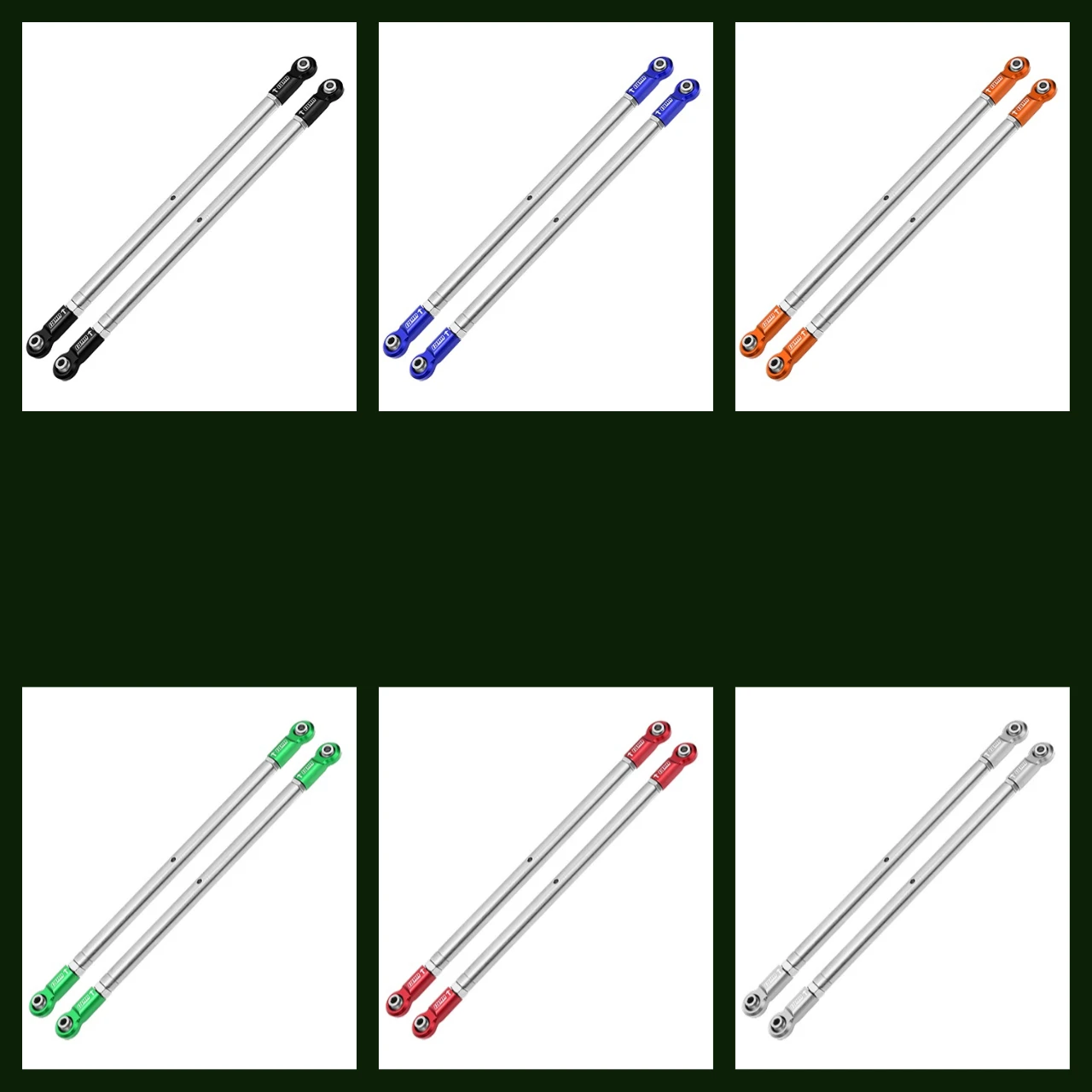 GPM SST Rear Upper 4-link Bar & 7075 Alloy Ends For LOSI 1/6 Super Baja Rey 2.0
GPM SST Rear Upper 4-link Bar & 7075 Alloy Ends For LOSI 1/6 Super Baja Rey 2.0