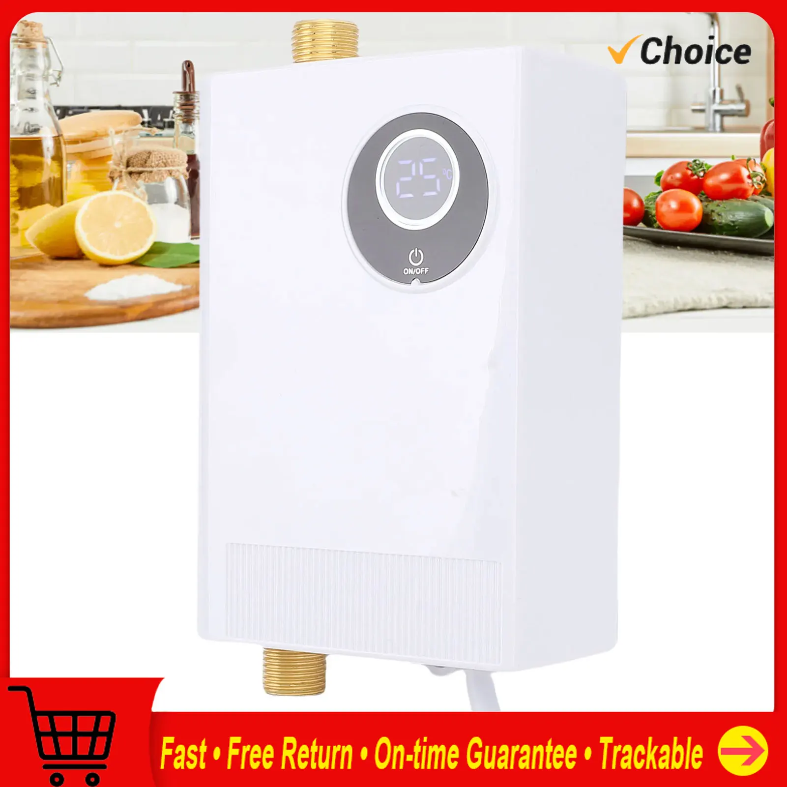 Безрезервуарный водонагреватель, мини-водонагреватель с переменной частотой и постоянной температурой для кухни, квартиры, ванной комнаты, автофургона, белый
Безрезервуарный водонагреватель, мини-водонагреватель с переменной частотой и постоянной температурой для кухни, квартиры, ванной комнаты, автофургона, белый