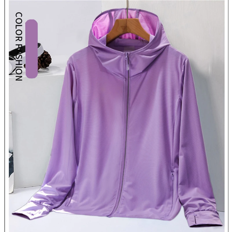 Sun Protection Clothing UPF50+ Sunscreen Jacket Women Men UV Rays Ice Silk Cold Windproof Skin Coat Suit Summer Holiday Travel
Sun Protection Clothing UPF50+ Sunscreen Jacket Women Men UV Rays Ice Silk Cold Windproof Skin Coat Suit Summer Holiday Travel