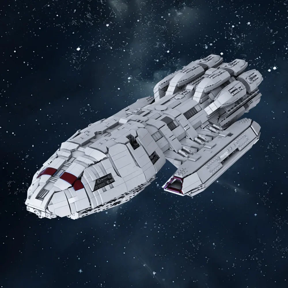 MOC-217809 Battlestar Pegasus - UCS Scale Building Blocks Space War Movie UCS Scale Battlestar Galactica Spaceship Bricks Toys
MOC-217809 Battlestar Pegasus - UCS Scale Building Blocks Space War Movie UCS Scale Battlestar Galactica Spaceship Bricks Toys