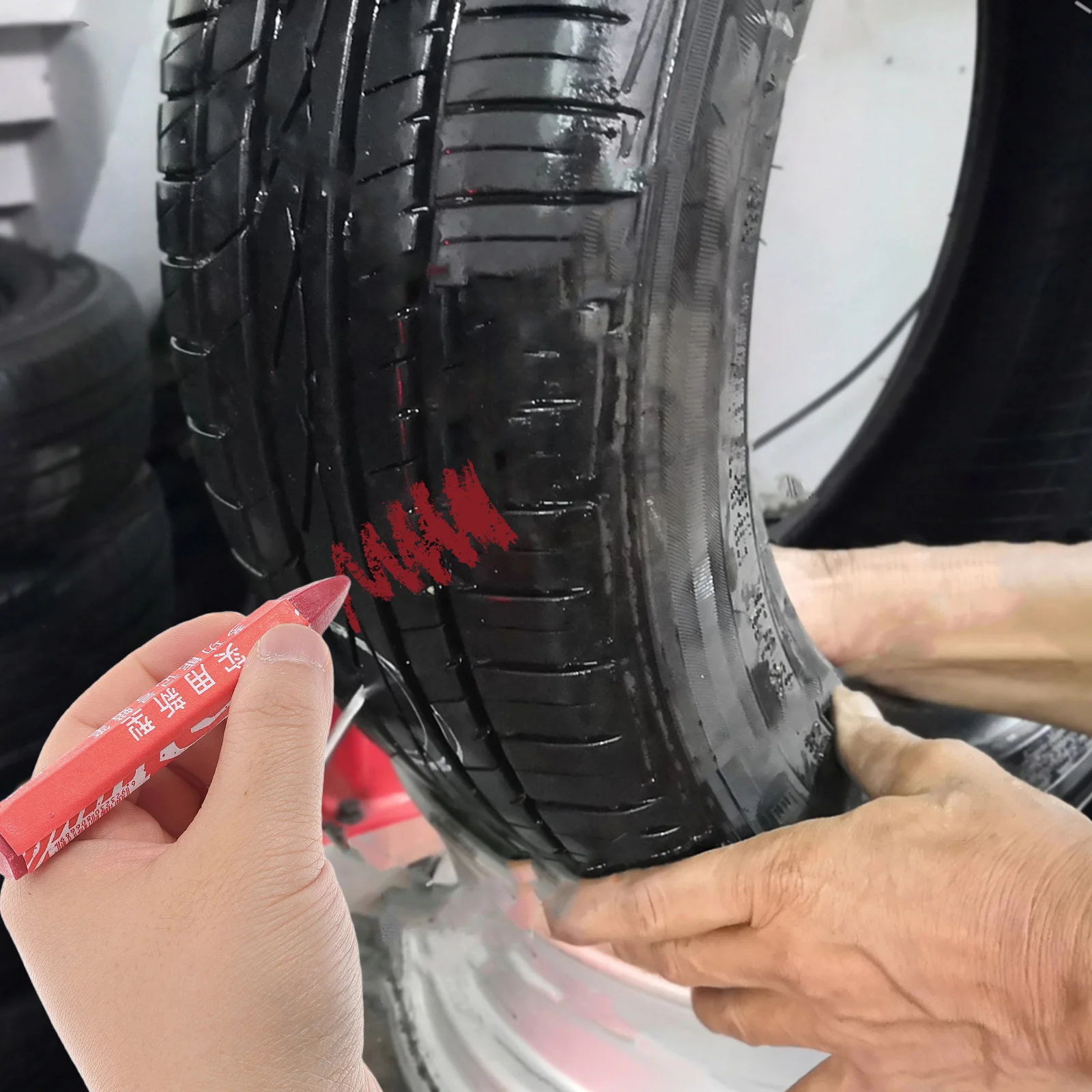 4pcs Tire Repair Marker Pens Waterproof Crayon Durable Various Weather Resistant Fading Car Tire Marking Tools 
4pcs Tire Repair Marker Pens Waterproof Crayon Durable Various Weather Resistant Fading Car Tire Marking Tools