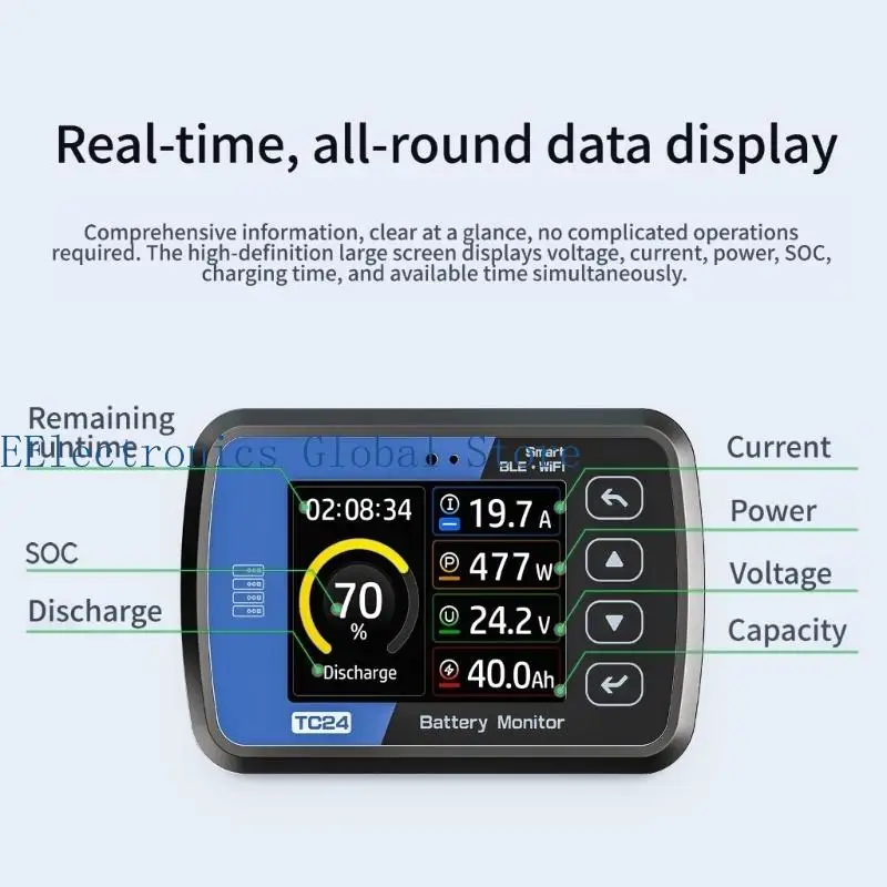 462B Wireless Battery Display Unit With Wide Compatibility 93x62mm For Mobile Power Stations
462B Wireless Battery Display Unit With Wide Compatibility 93x62mm For Mobile Power Stations