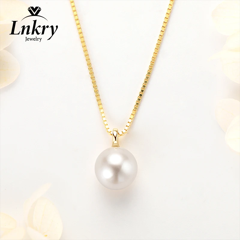 Lnkry 925 Sterling Silver Box Chain Necklace Elegant 8-9mm Round Natural Freshwater Pearl Pendant Necklaces For Daily Jewelry
Lnkry 925 Sterling Silver Box Chain Necklace Elegant 8-9mm Round Natural Freshwater Pearl Pendant Necklaces For Daily Jewelry