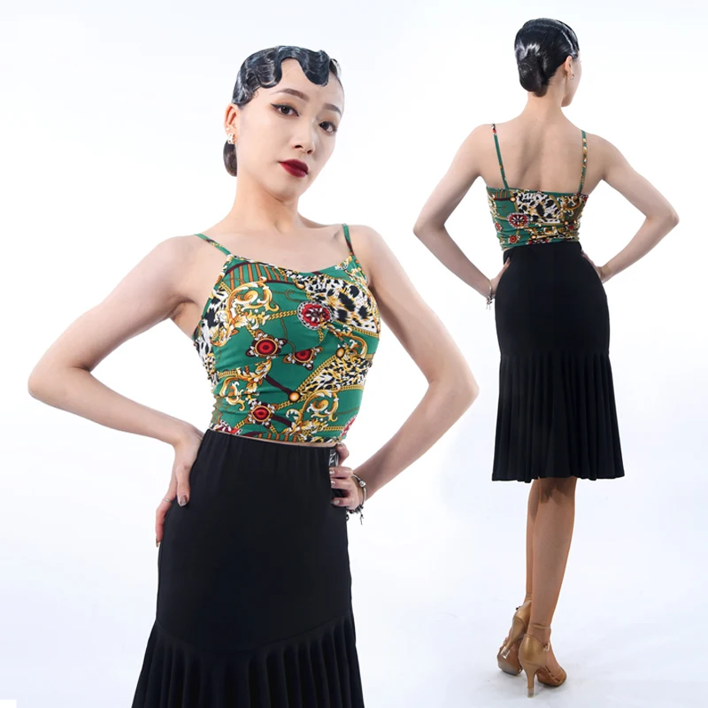 Топ для латиноамериканских танцев в стиле ретро, жилет с принтом, Самба, костюм для танцев румбы, представлений, одежда для бальных танцев, танго, тренировок, YS4061, на лето
Топ для латиноамериканских танцев в стиле ретро, жилет с принтом, Самба, костюм для танцев румбы, представлений, одежда для бальных танцев, танго, тренировок, YS4061, на лето