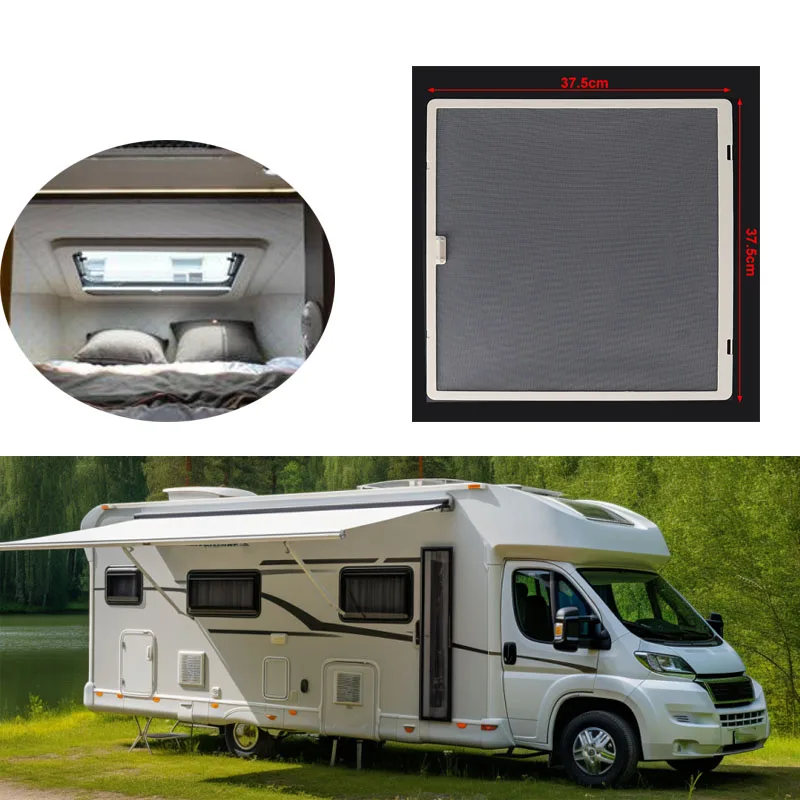 Caravan Sunroof Anti-Mosquito Sunblock Net For MPK 400 X 400 Rooflight Flyscreen 375 X 375 Roof Light RV Sunshade Roof Screen
Caravan Sunroof Anti-Mosquito Sunblock Net For MPK 400 X 400 Rooflight Flyscreen 375 X 375 Roof Light RV Sunshade Roof Screen