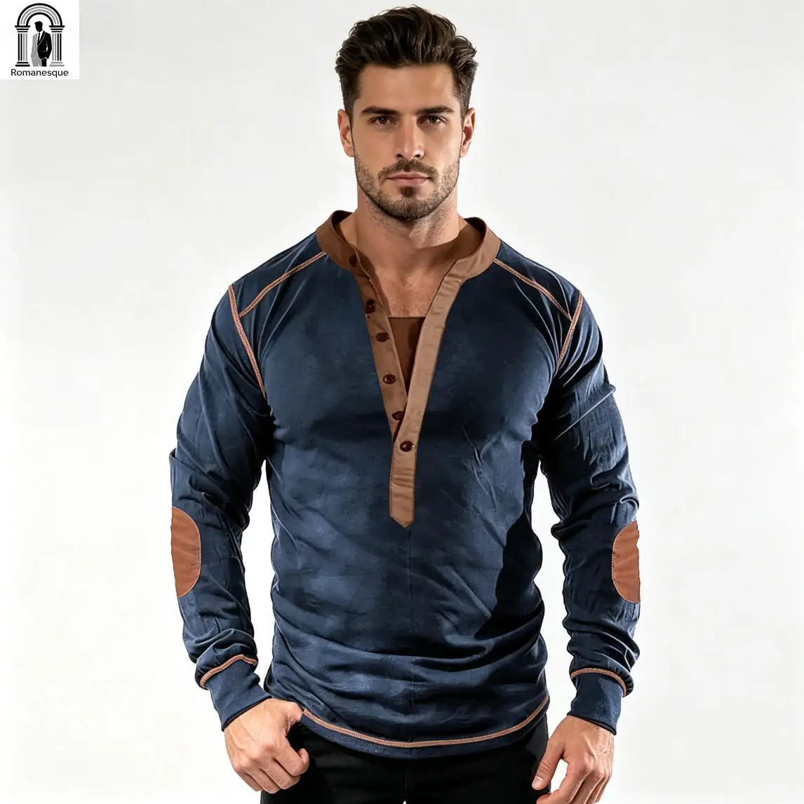 Men's Vintage Tactical Style Long Sleeve Henley Tops Washed Cotton Blend T-Shirts, Casual Daily Wear, Multiple Colors
Men's Vintage Tactical Style Long Sleeve Henley Tops Washed Cotton Blend T-Shirts, Casual Daily Wear, Multiple Colors