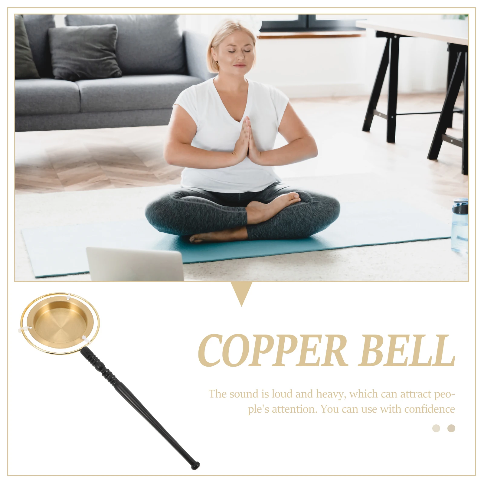 Copper Yin Qing Buddha Musical Instrument H bell Temple Supply Durable Crisp Sound Practical Loud Attention Meditation Chime
Copper Yin Qing Buddha Musical Instrument H bell Temple Supply Durable Crisp Sound Practical Loud Attention Meditation Chime