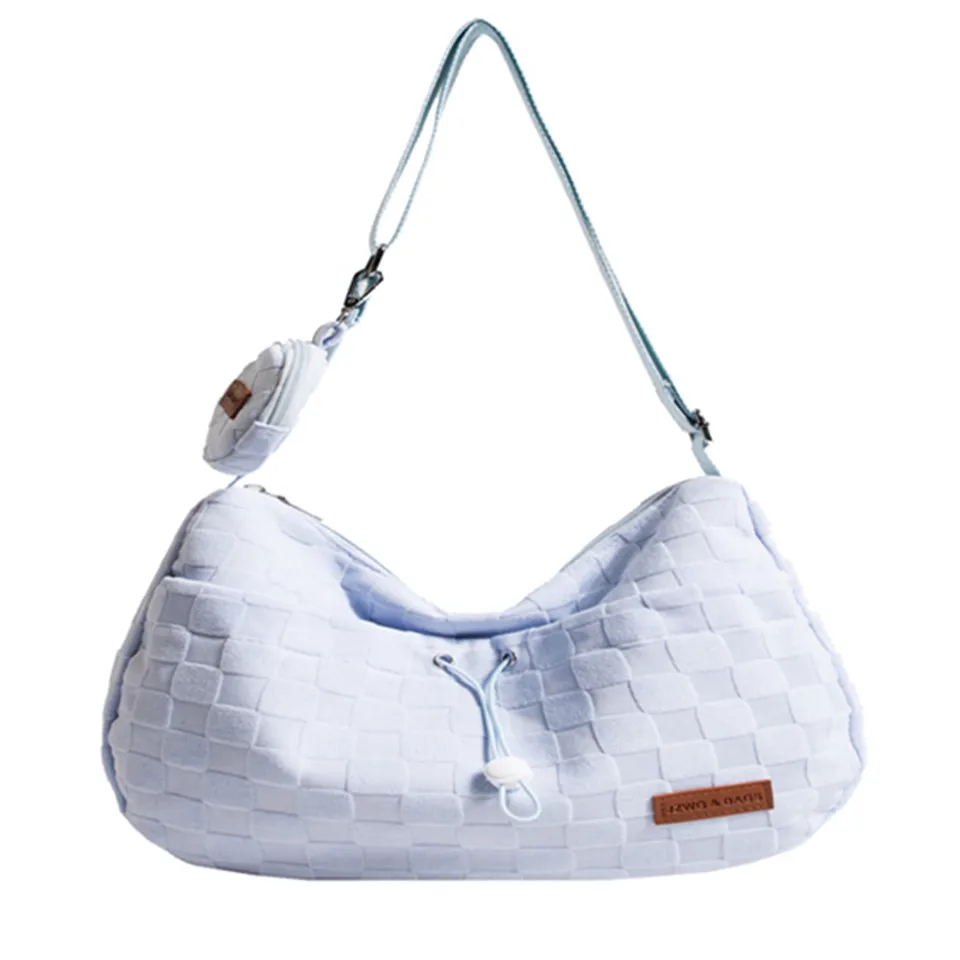 Female Fashion Harajuku Style College Crossbody Bag Solid Color Plaid Print Large Capacity Shoulder Bag New Cute Design Handbag
Female Fashion Harajuku Style College Crossbody Bag Solid Color Plaid Print Large Capacity Shoulder Bag New Cute Design Handbag