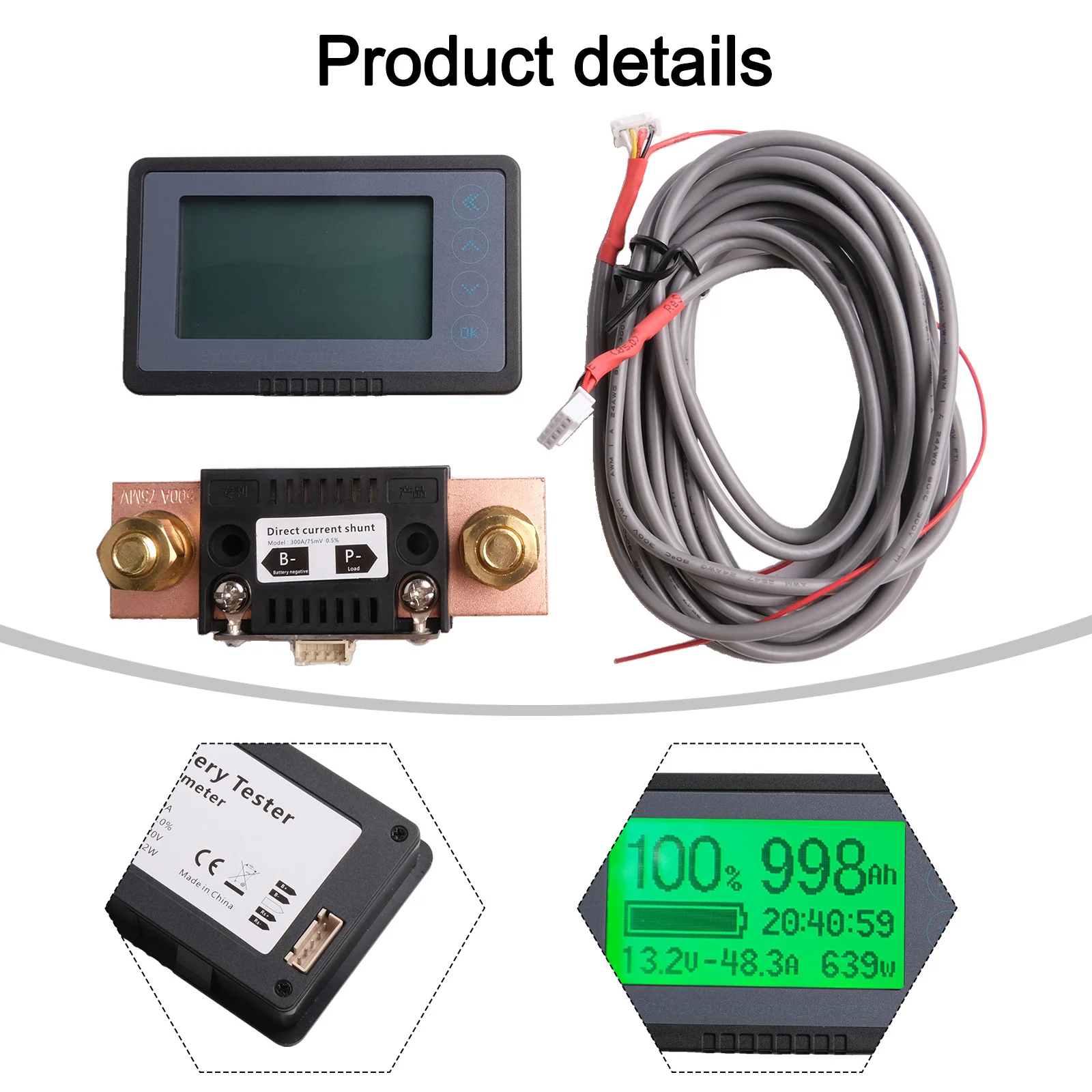 Caravan RV Battery Monitor Meter Caravan RV Display Battery Monitor LCD Display Indicator Battery Monitor Meter
Caravan RV Battery Monitor Meter Caravan RV Display Battery Monitor LCD Display Indicator Battery Monitor Meter