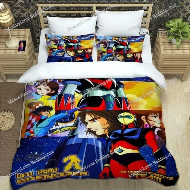 Cartoon GRENDIZER GOLDORAK printed Bedding Sets Duvet cover set Comforter set King Queen Twin Double Size for boys Bed Linen
Cartoon GRENDIZER GOLDORAK printed Bedding Sets Duvet cover set Comforter set King Queen Twin Double Size for boys Bed Linen