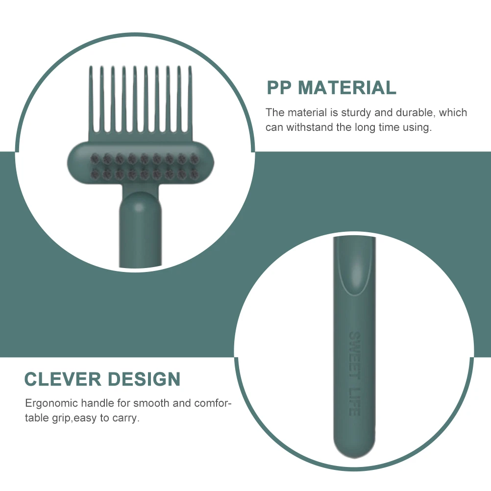 2 Pcs Brush PP Ergonomic Handle Comb Pp Comb Easy Clean Durable Material Practical Design
2 Pcs Brush PP Ergonomic Handle Comb Pp Comb Easy Clean Durable Material Practical Design