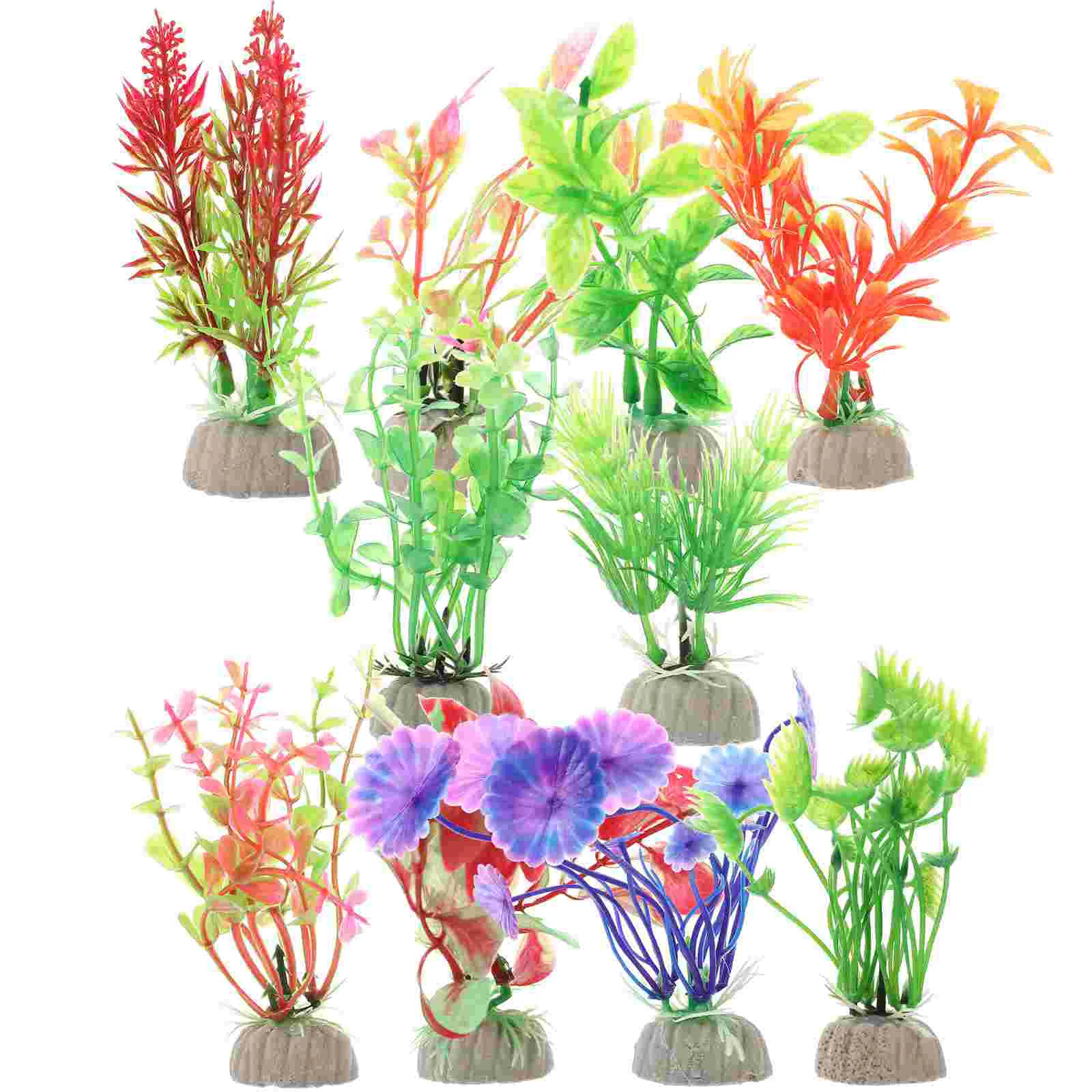 10 Pcs Artificial Flowers Plant Watering Plastic Aquarium Decorations Large and Tall
10 Pcs Artificial Flowers Plant Watering Plastic Aquarium Decorations Large and Tall
