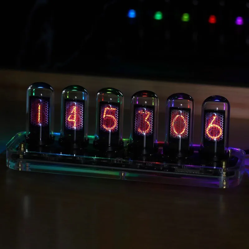 NovelLife Tube RGB Glow Tube Clock WiFi Clock Synchronization Desktop Ornament Esports Boyfriend Gift Fate Stone Gate Gift
NovelLife Tube RGB Glow Tube Clock WiFi Clock Synchronization Desktop Ornament Esports Boyfriend Gift Fate Stone Gate Gift