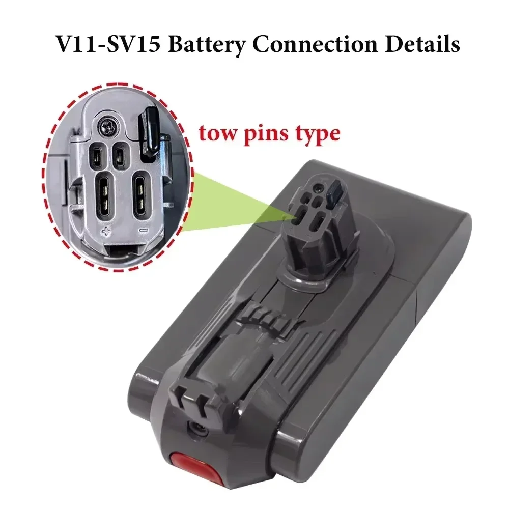 21700 Li-Ion Battery 25.2V 6.0Ah for Dyson SV15 Vacuum Cleaner Fluffy SV15 V11 Absolute Extra V11 Absolute V11 Animal 970145-02.
21700 Li-Ion Battery 25.2V 6.0Ah for Dyson SV15 Vacuum Cleaner Fluffy SV15 V11 Absolute Extra V11 Absolute V11 Animal 970145-02.