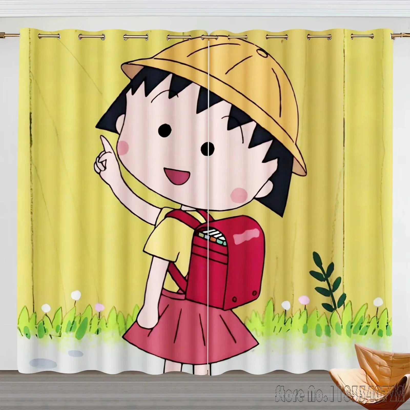 Children Cute Chibi Maruko Window Curtain 3D Print Blackout Curtains Living Room Bedroom Decor Kids Gift
Children Cute Chibi Maruko Window Curtain 3D Print Blackout Curtains Living Room Bedroom Decor Kids Gift