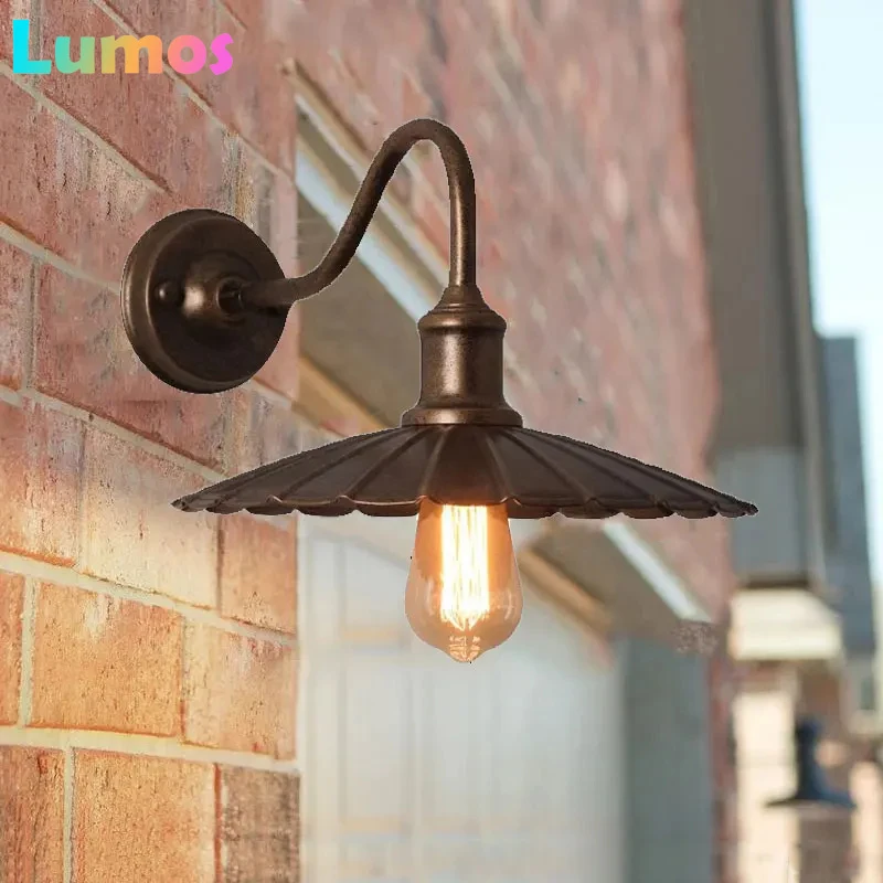 A66 American Loft Vintage Wall Waterproof Outdoor Lights Balcony Terrace Porch Courtyard Garden Light Bedroom Bedside Lamp
A66 American Loft Vintage Wall Waterproof Outdoor Lights Balcony Terrace Porch Courtyard Garden Light Bedroom Bedside Lamp